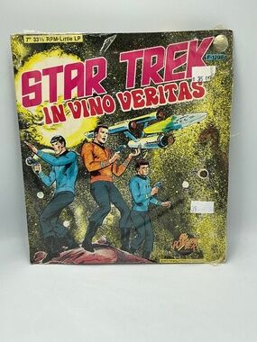 Star Trek In Vino Veritas 7" Vinyl LP Power Records 1975 Sealed Vintage F-1298